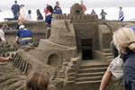 A traditional sand castle