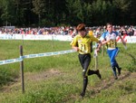 Duel between Emma Engstrand of Stora Tuna IK and Anne Margrethe Hausken of B&aelig;kkelagets SK for 3rd place