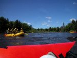 Lots of boats on Dead River today