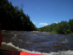 Our first glimps of whitewater