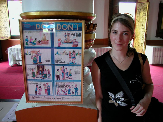 Observing local etiquette